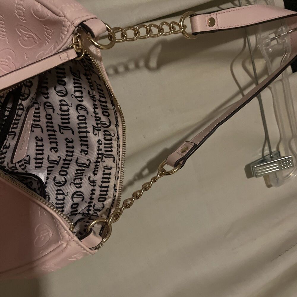 Juicy Couture los angeles california Shoulder Bag Soft White Pink - Picture 3 of 3